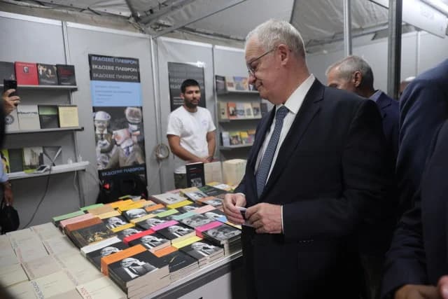 K. Tasoulas eröffnet 53. Buchfestival in Pedion tou Areos