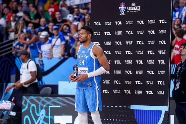 Ελλάδα-Λιθουανία: MVP ο Γιάννης Αντετοκούνμπο στον προημιτελικό
