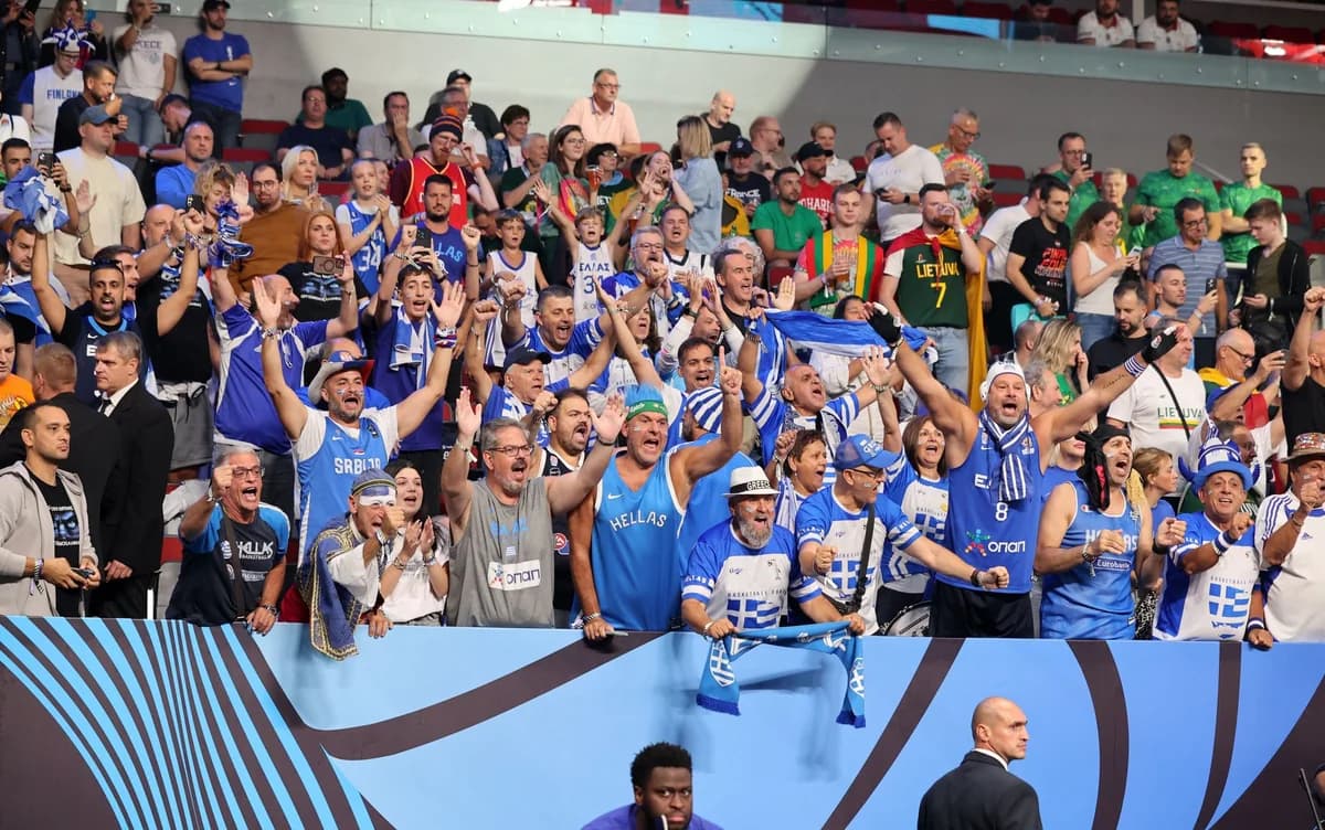 Eurobasket 2025: Ungefähr 2.000 Griechen in Riga für das Halbfinale gegen die Türkei