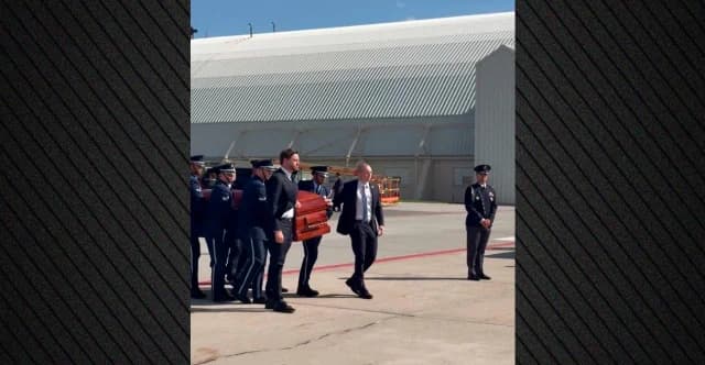 JD Vance Carries Charlie Kirk's Coffin