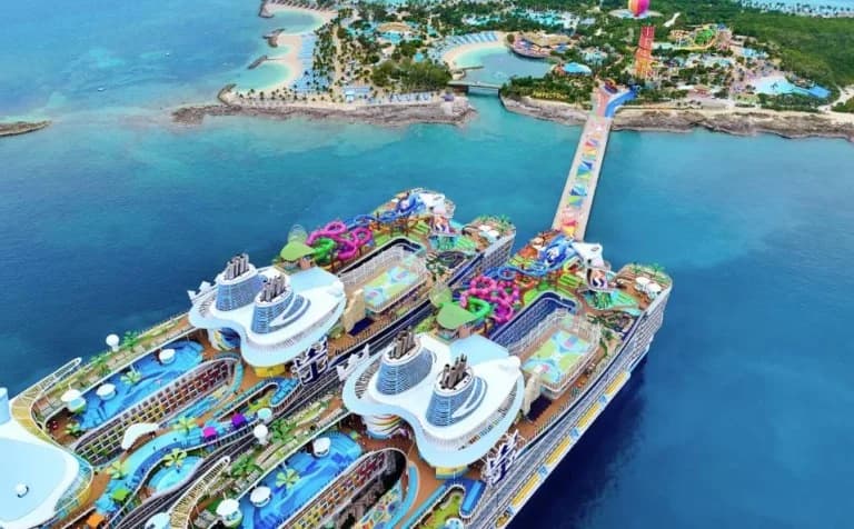 Icon of the Seas: Three New Cruise Ships of the Same Size