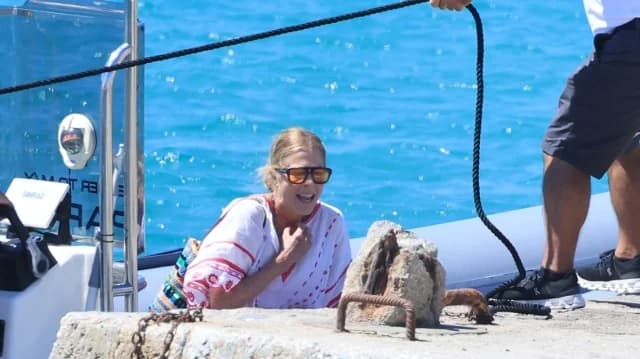 Η Ρίτα Γουίλσον στη Μύκονο για διακοπές