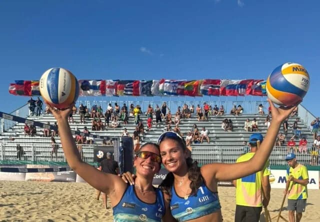 U18-Beachvolleyball-EM: Alexoglou, Paschalaki im Finale