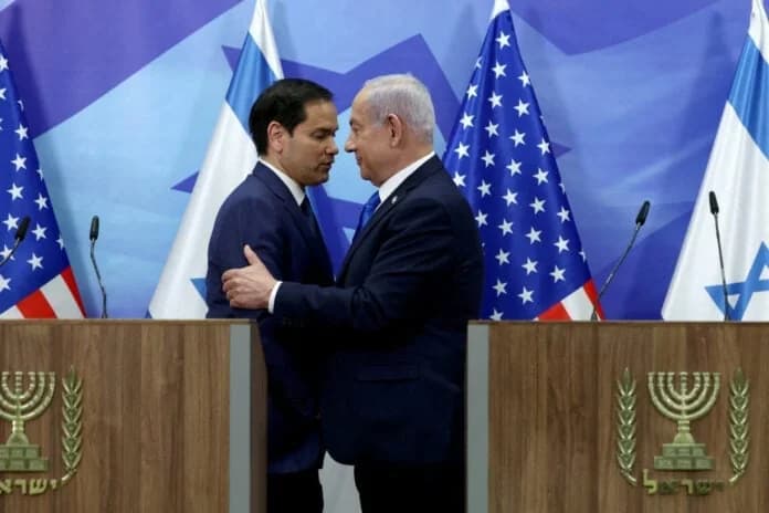 Rubio y Netanyahu se reúnen en Jerusalén en medio del conflicto en Gaza