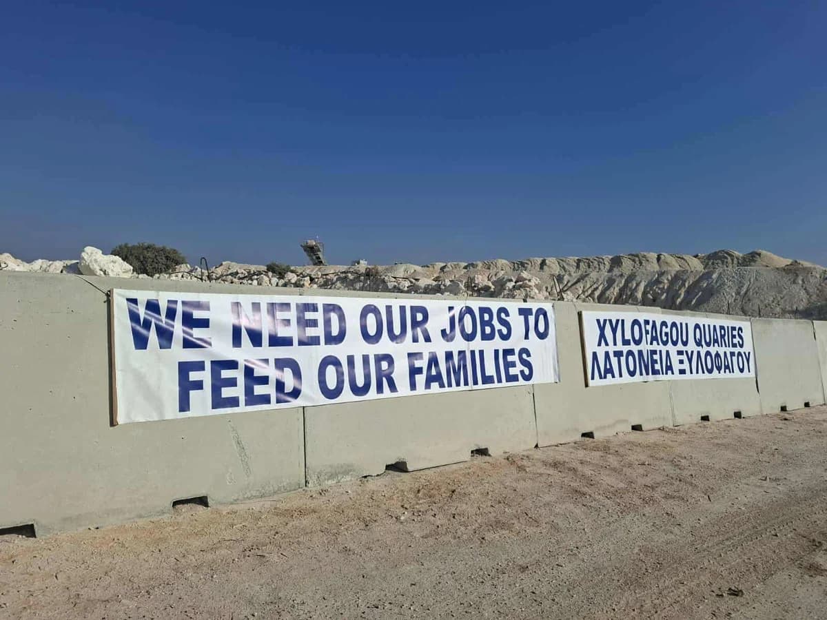 Λατομεία Ξυλοφάγου: Κλείσιμο και προειδοποίηση για κλιμάκωση