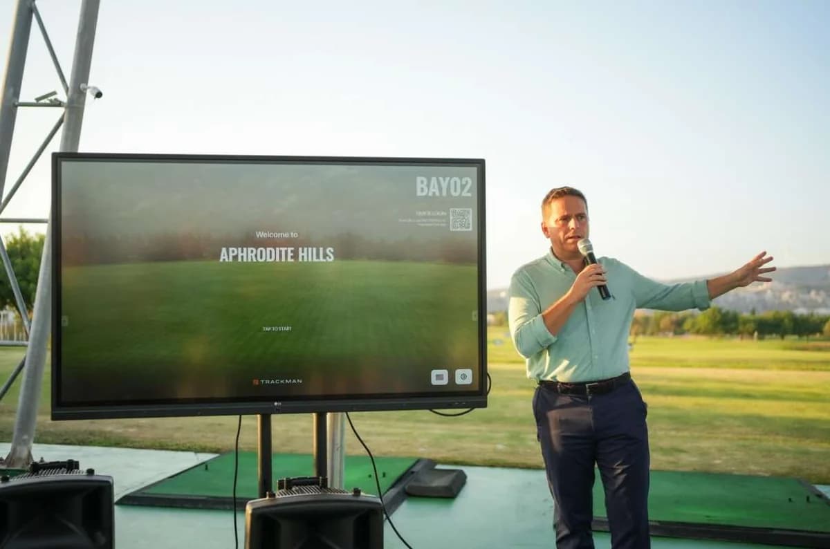 אתר הנופש אפרודיטה הילס מציג את טווח ה-TrackMan™ ומבשר על עידן חדש לגולף בקפריסין