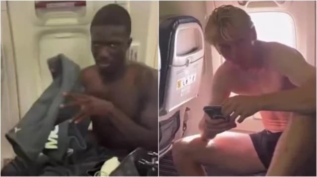 Jugadores del Mónaco viajan en ropa interior por avería en el avión