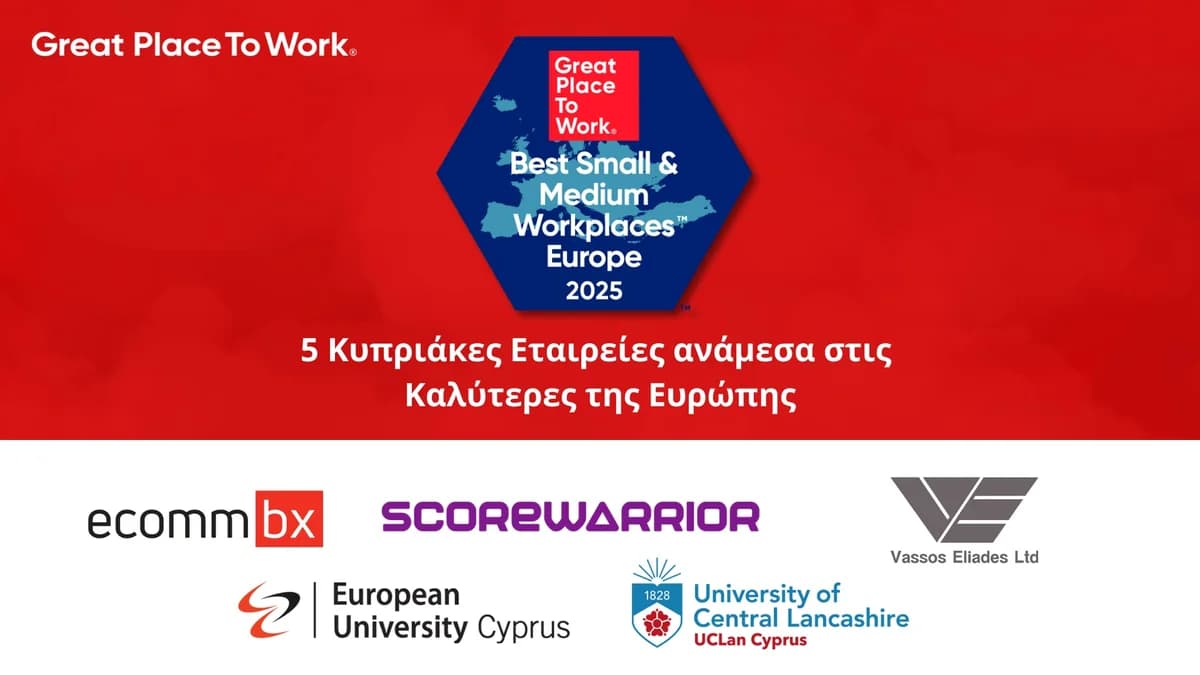 Кипрские компании признаны одними из лучших работодателей в Европе