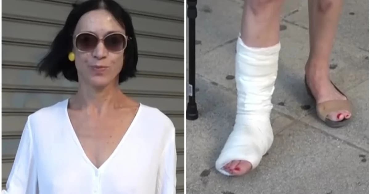 Elena Topalidou: Appeared with a cast on her leg – What she stated