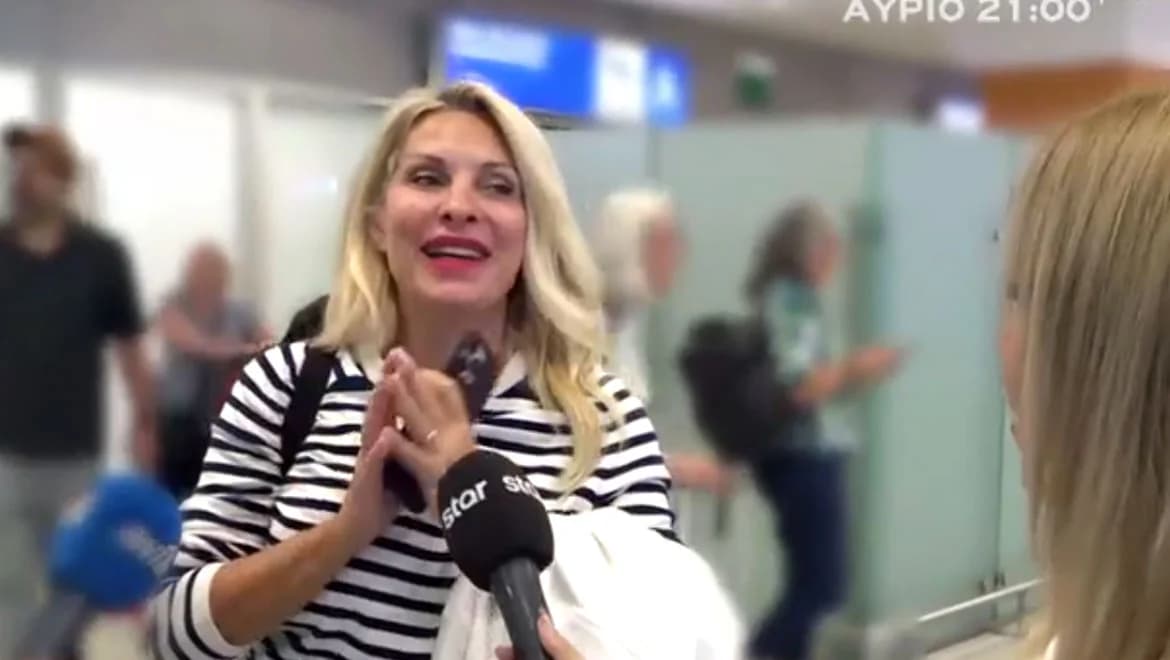 Eleni Menegaki: Legt bei Pantzopoulos auf, um vor der Kamera auszusagen