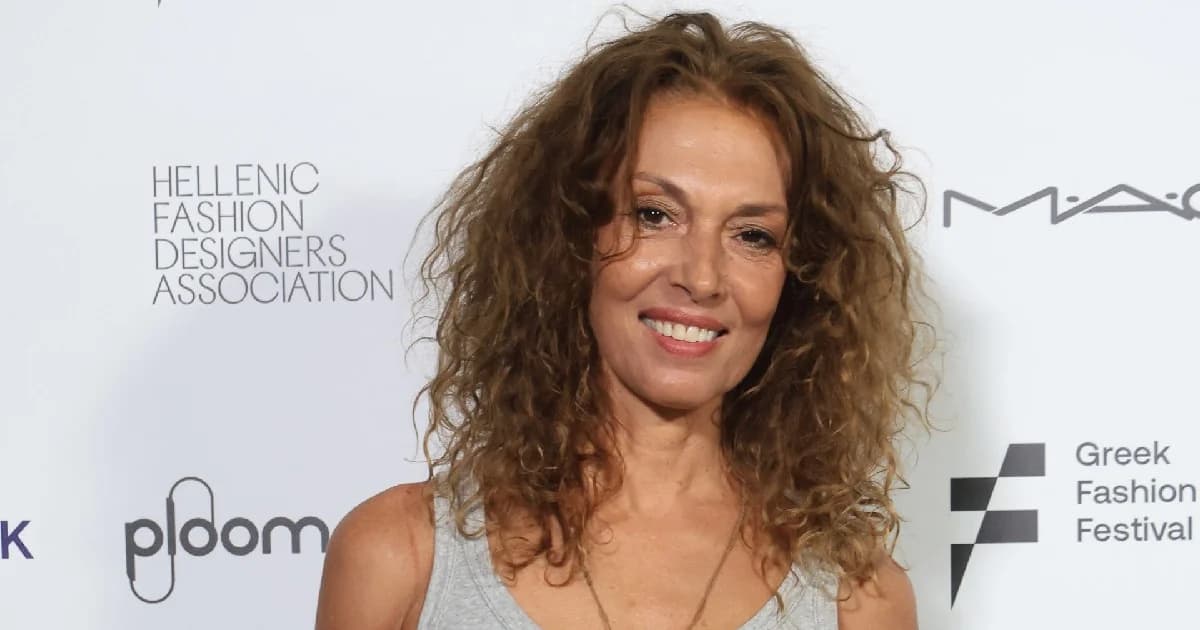 La hija de Dimitra Papadima, Thalassini, en el Greek Fashion Festival