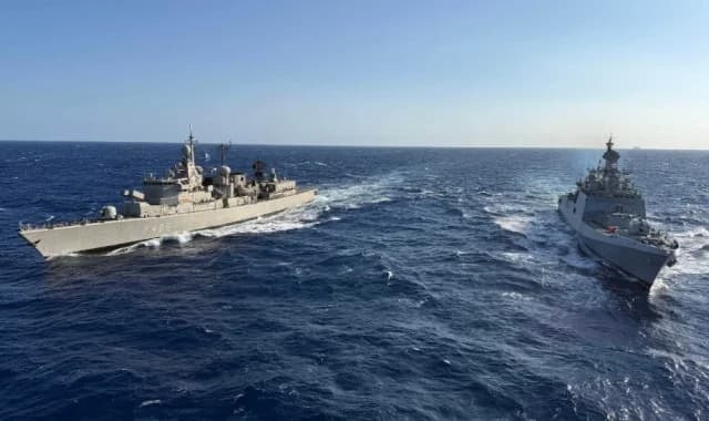 Hellenic-Indian Naval Exercise in the Myrtoan and Aegean Sea