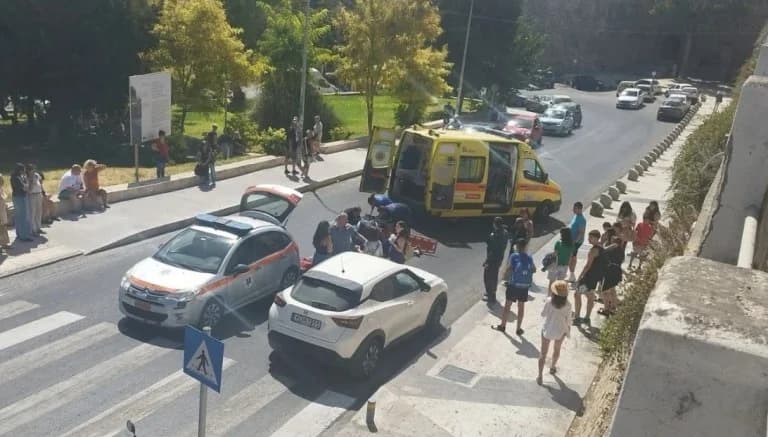 Creta: Accidente de tráfico en Heraclión – Mujer herida