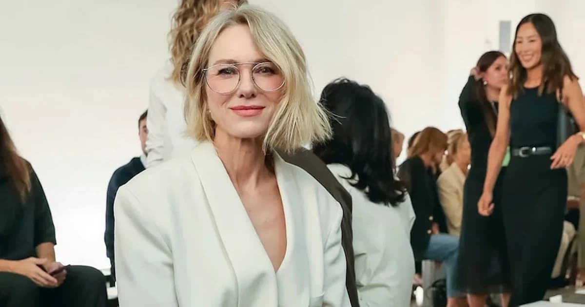Naomi Watts: Stunning Appearance at Calvin Klein Fashion Show
