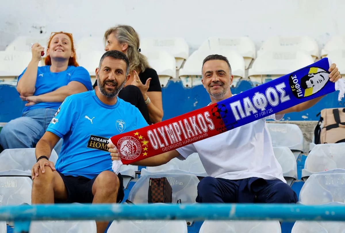 Ο Μιχάλης Σοφοκλέους στο γήπεδο «Αντώνης Παπαδόπουλος»