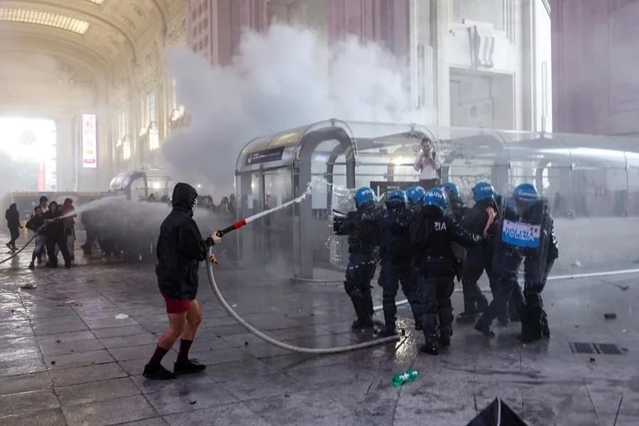 Italien: Zusammenstöße in Mailand während Gaza-Solidaritätskundgebung