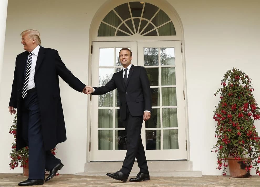 Macron and Trump: An Awkward Incident in New York