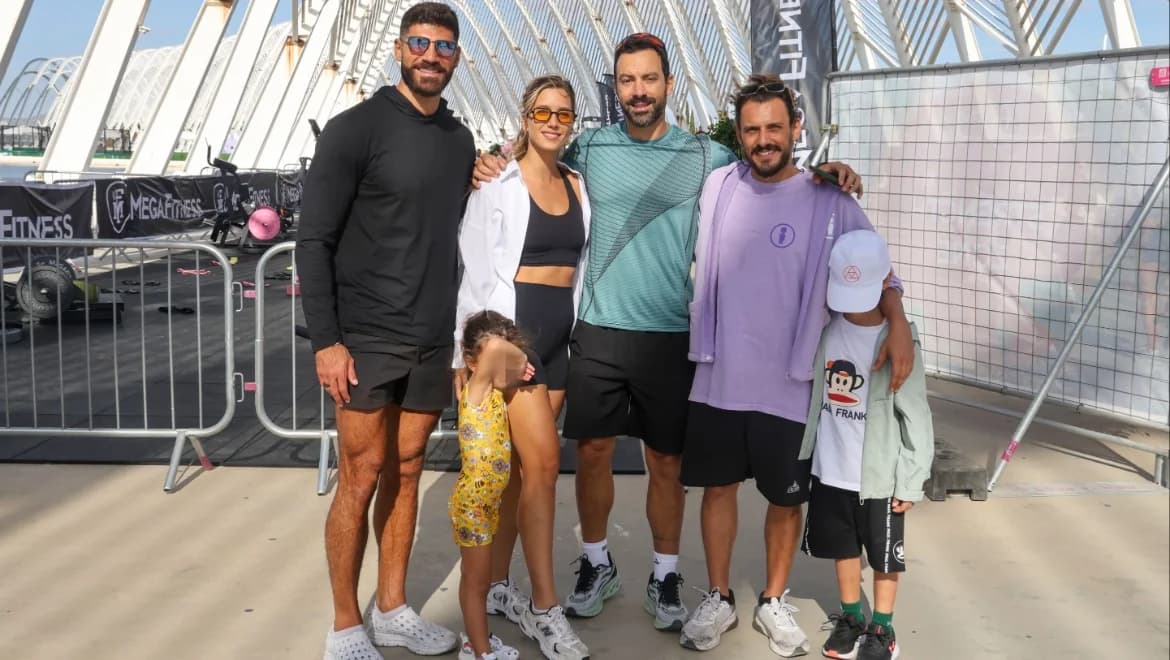 Stavros Svigkos & Yolanda Kalogeropoulou: Family Appearance at BeWell Festival