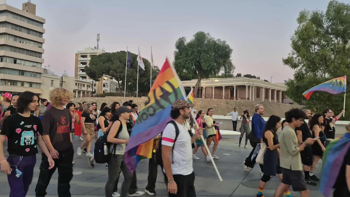 מצעד הגאווה הדו-קהילתי התקיים באזור החיץ של קפריסין