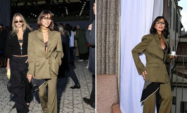 Ramona Filip Impresses at The Attico Fashion Show in Milan
