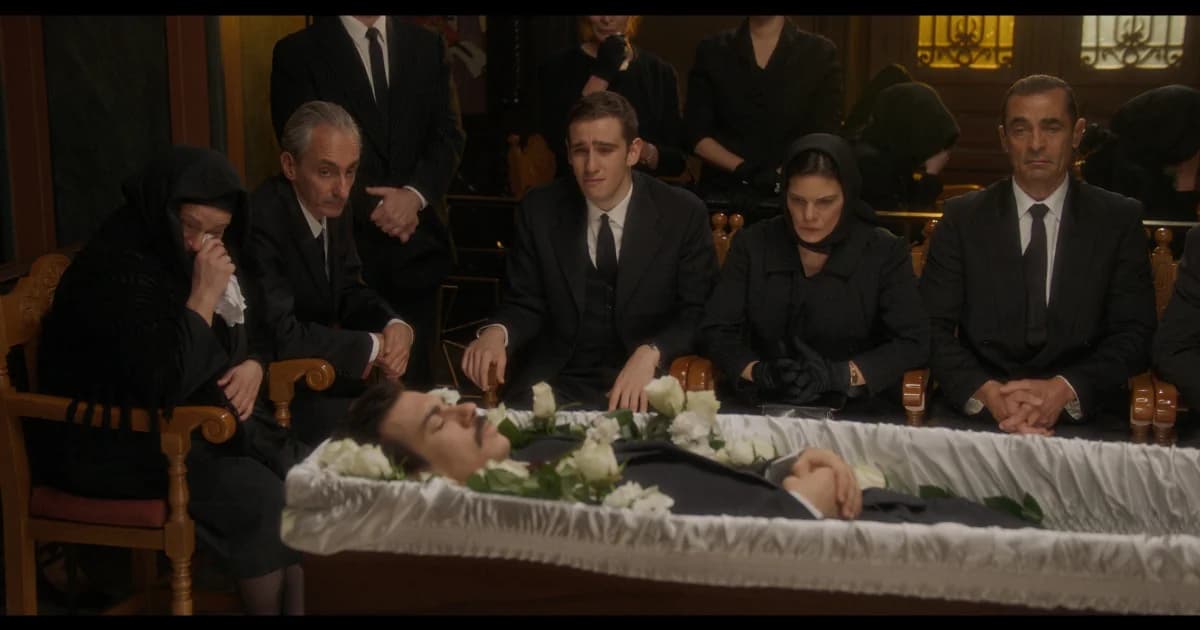 Porto Leone: Grief at Stratos' Funeral