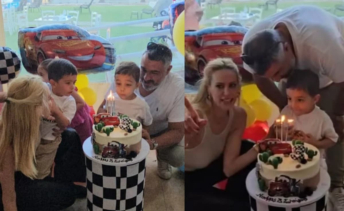 Stella Demetriou: Fiesta de cumpleaños para sus hijos gemelos en Lárnaca