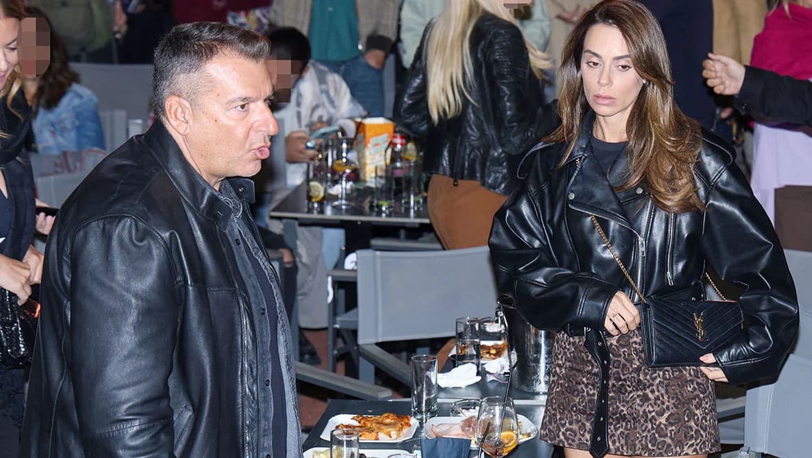 Giorgos Liagas und Maria Antona bei "Foivos' Dachterrasse"