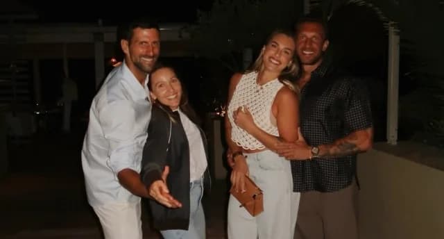 Сабаленка и Джокович на двойном свидании в Афинах