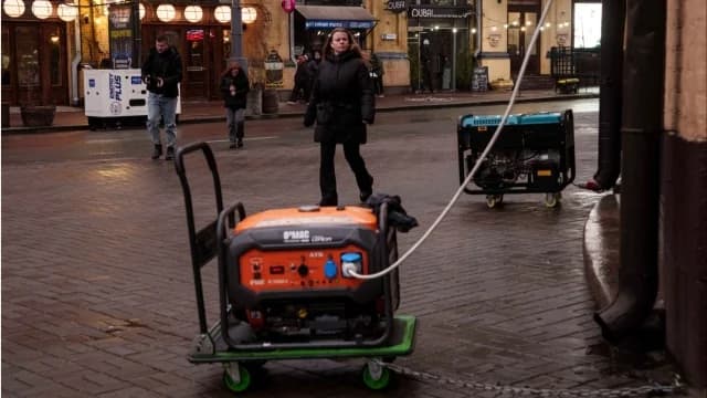 Stromversorgung in der Ukraine nach russischem Angriff schrittweise wiederhergestellt