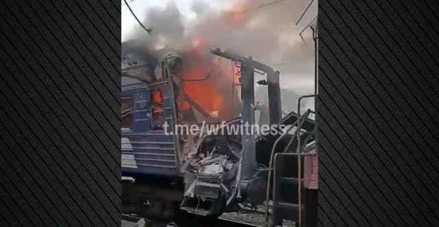 תקיפת מל"ט רוסי על תחנת רכבת באוקראינה: לפחות 30 פצועים