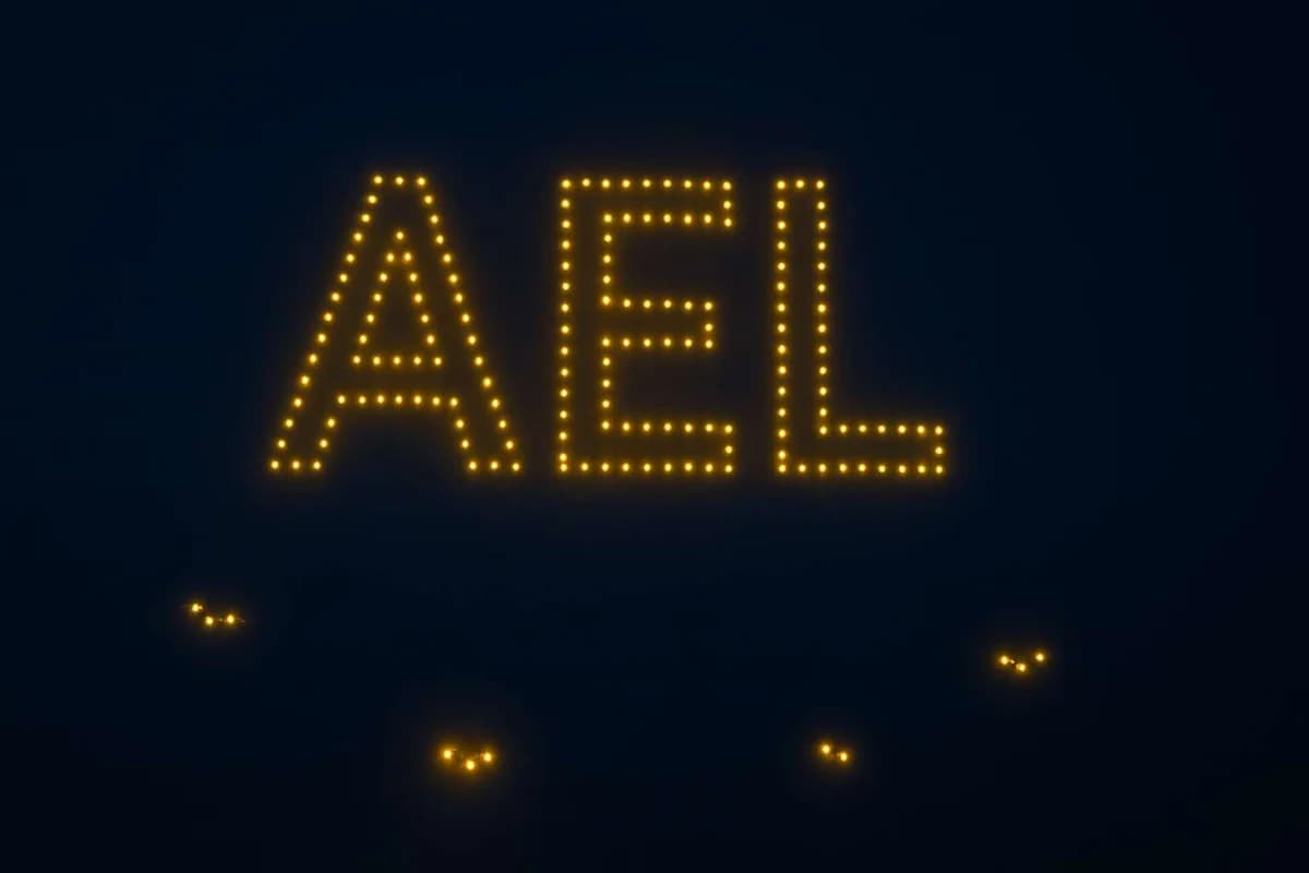ΑΕΛ Λεμεσού: Drone show πριν την είσοδο στο γήπεδο για τα 95 χρόνια