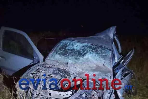 Эвия: 27-летний мужчина погиб в автокатастрофе в Каристосе