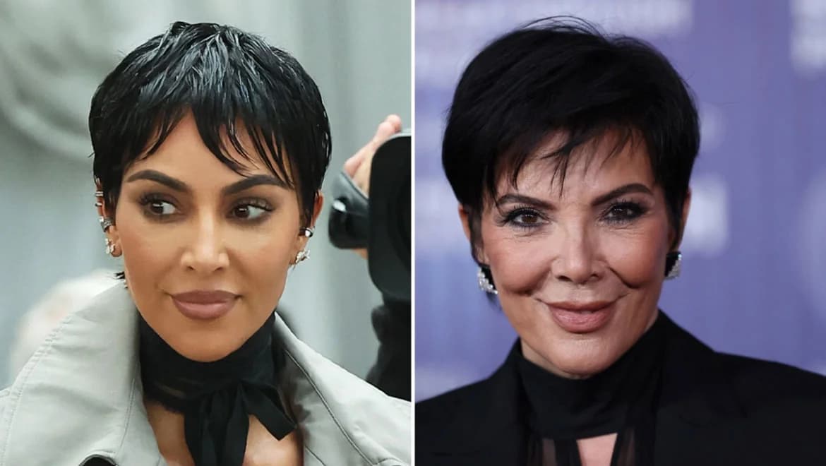 Kim Kardashian debütiert Kris Jenner-inspirierten Pixie-Cut und sorgt für Verwirrung