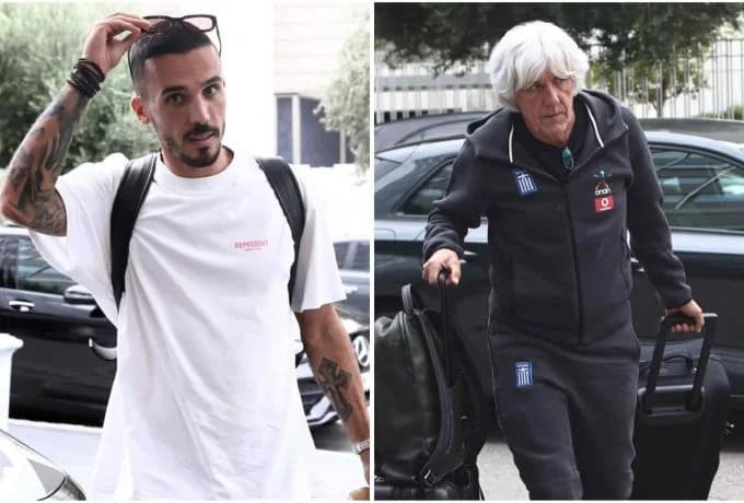 Erstes Treffen der griechischen Nationalmannschaft vor den Spielen gegen Schottland und Dänemark
