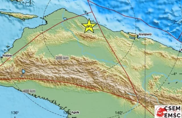 Terremoto de 6.5 grados sacude Papúa Indonesia