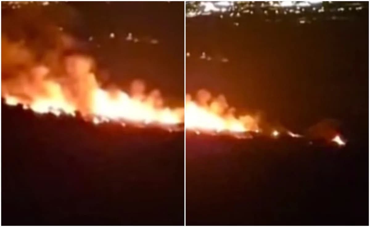 Feuer bricht im Bezirk Paphos in der Nähe von Mavrokolympos aus