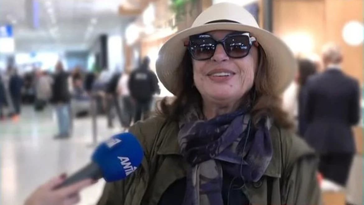 Haris Alexiou: Reaction to question about Giorgos Mazonakis