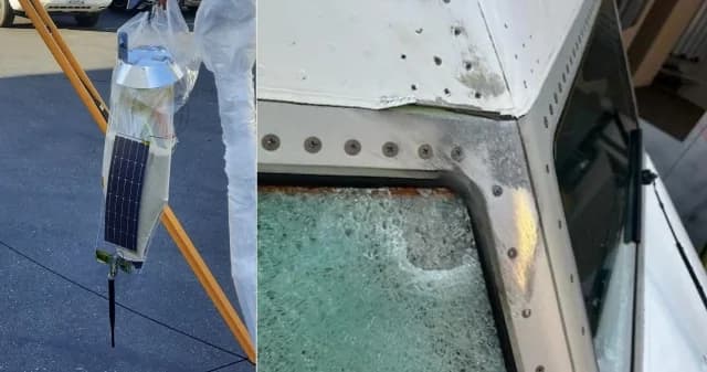 EE.UU.: Sospechan que un globo meteorológico rompió el parabrisas de un avión de United Airlines