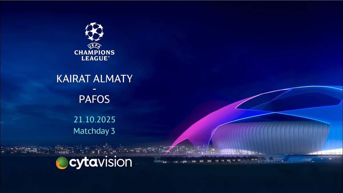 Kairat – Pafos FC 0-0: Cobertura televisiva