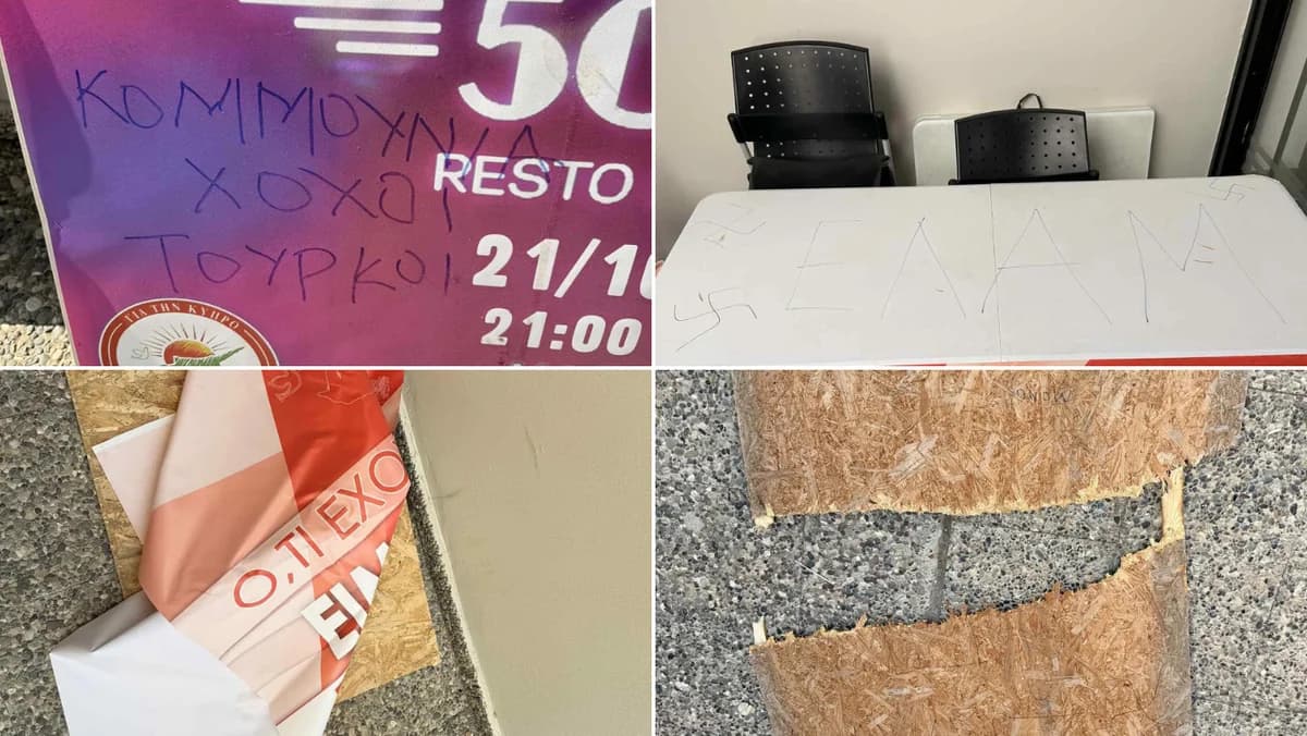 Vandalism with Nazi Symbols at the University of Nicosia