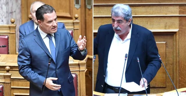 Choque entre Georgiadis y Polakis en el Parlamento por retrasos judiciales y gasto sanitario