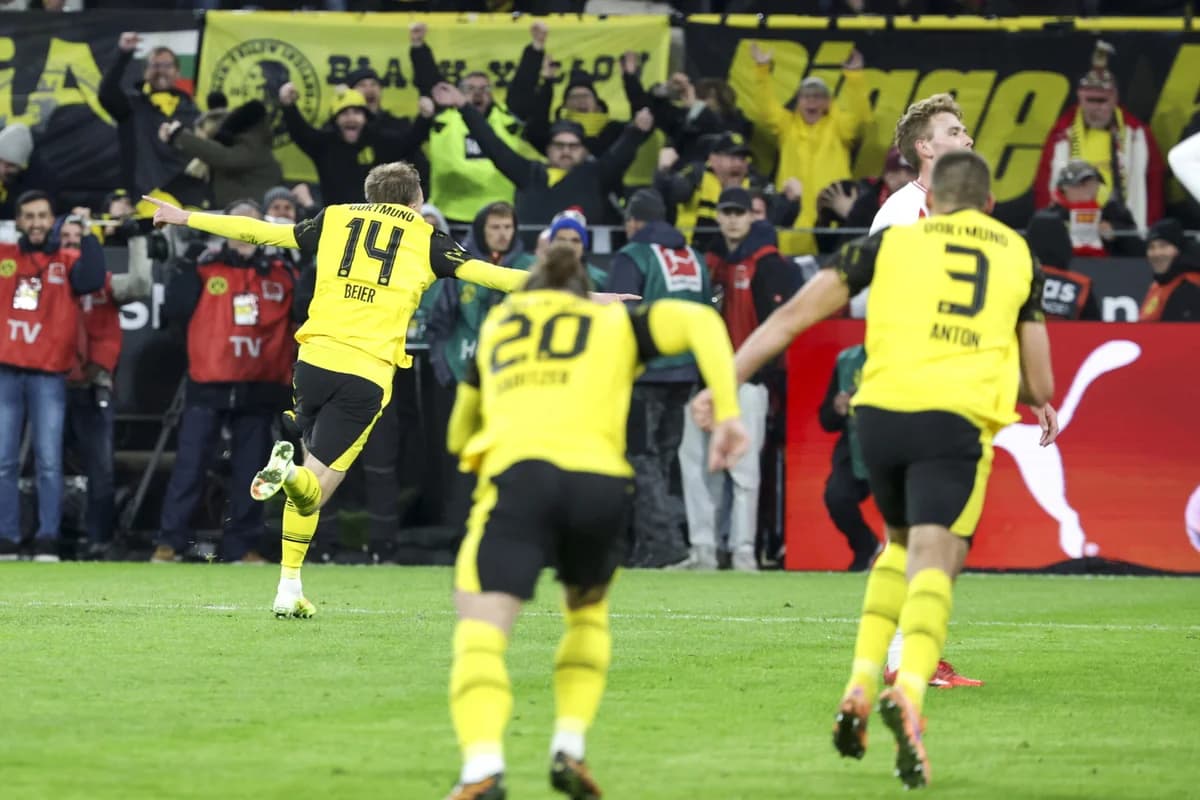 Dortmund rettet Sieg mit Last-Minute-Tor gegen Köln