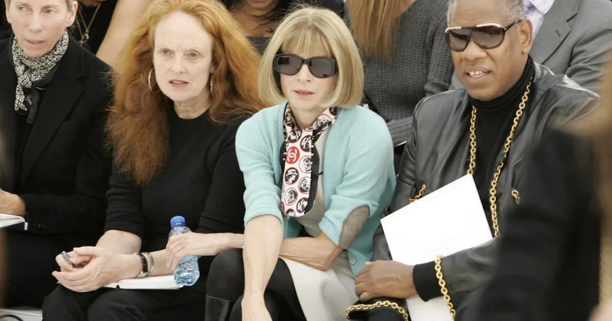 Anna Wintour: Meeting with Celia Kritharioti at Vogue World 2025