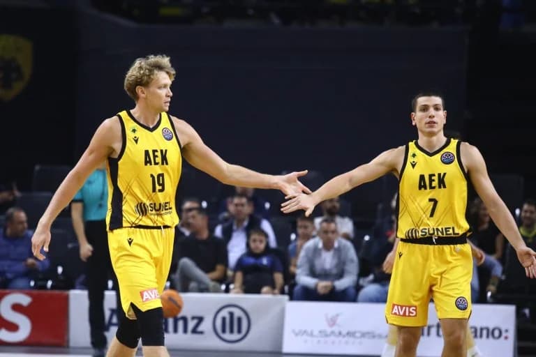 莱维采 – AEK 69-71：AEK 在 BCL 中惊险获胜