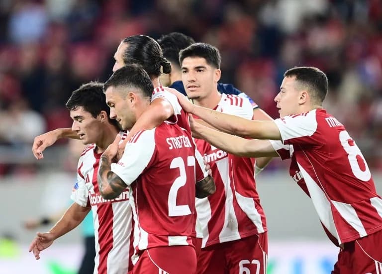 Olympiacos - Volos 5-0: Goles y victoria contundente