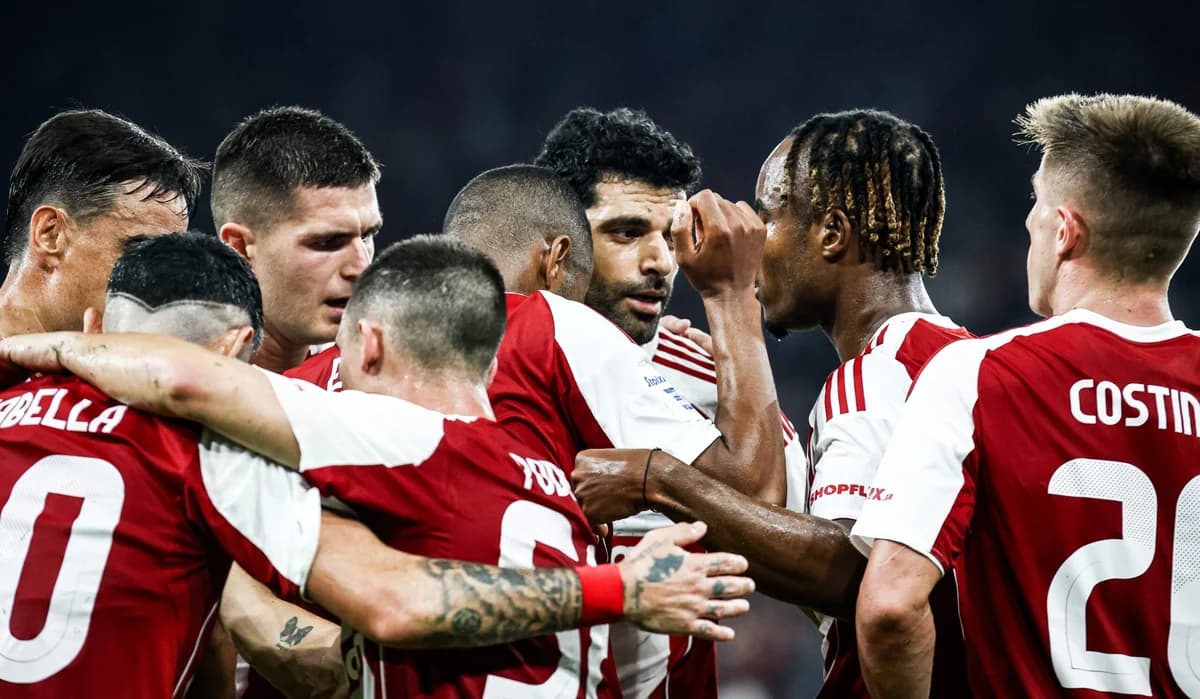 Olympiacos aplasta 5-0 a Volos en la Copa de Grecia