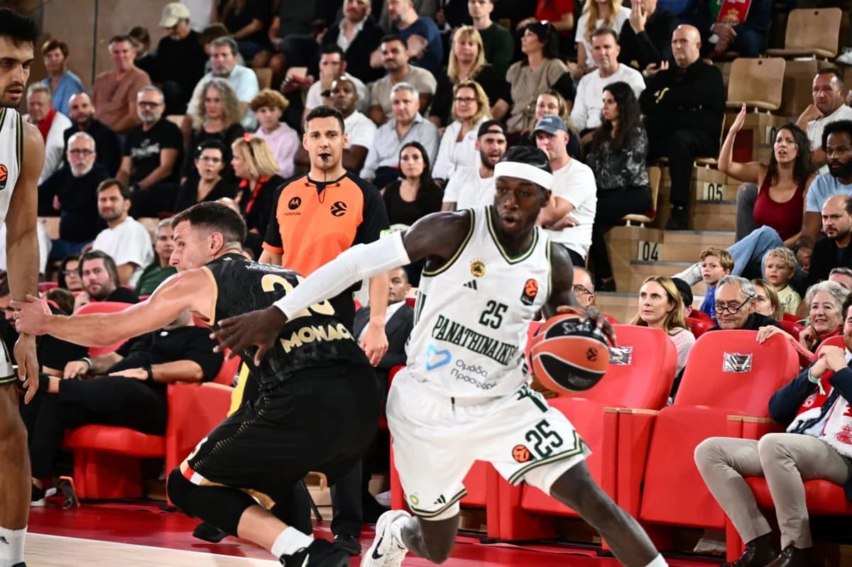 El Panathinaikos pierde ante el Mónaco 92-84 en la Euroliga