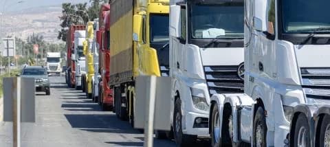 Huelga indefinida de Transportistas A' en Chipre