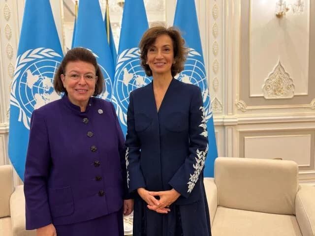 Lina Mendoni fordert bei UNESCO Wiedervereinigung der Parthenon-Skulpturen