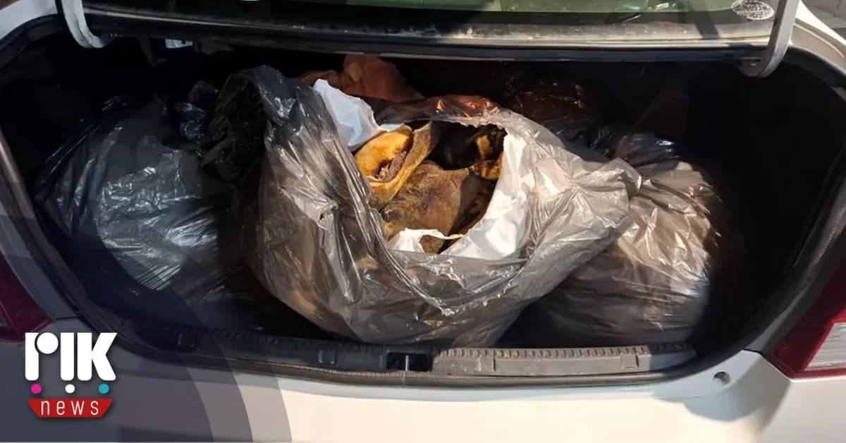 200 kg Fleisch am Übergang Agios Dometios beschlagnahmt